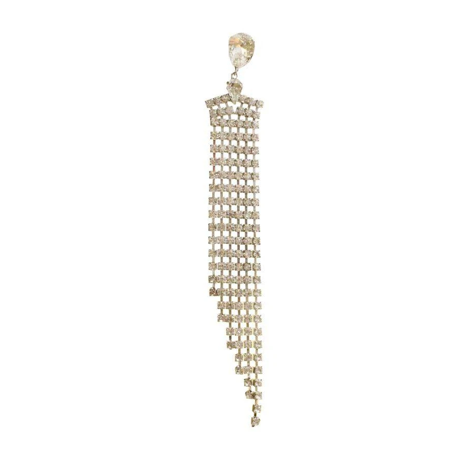 商品[二手商品] Carlo Zini|Crystal Pendant Earrings,价格¥3830,第2张图片详细描述