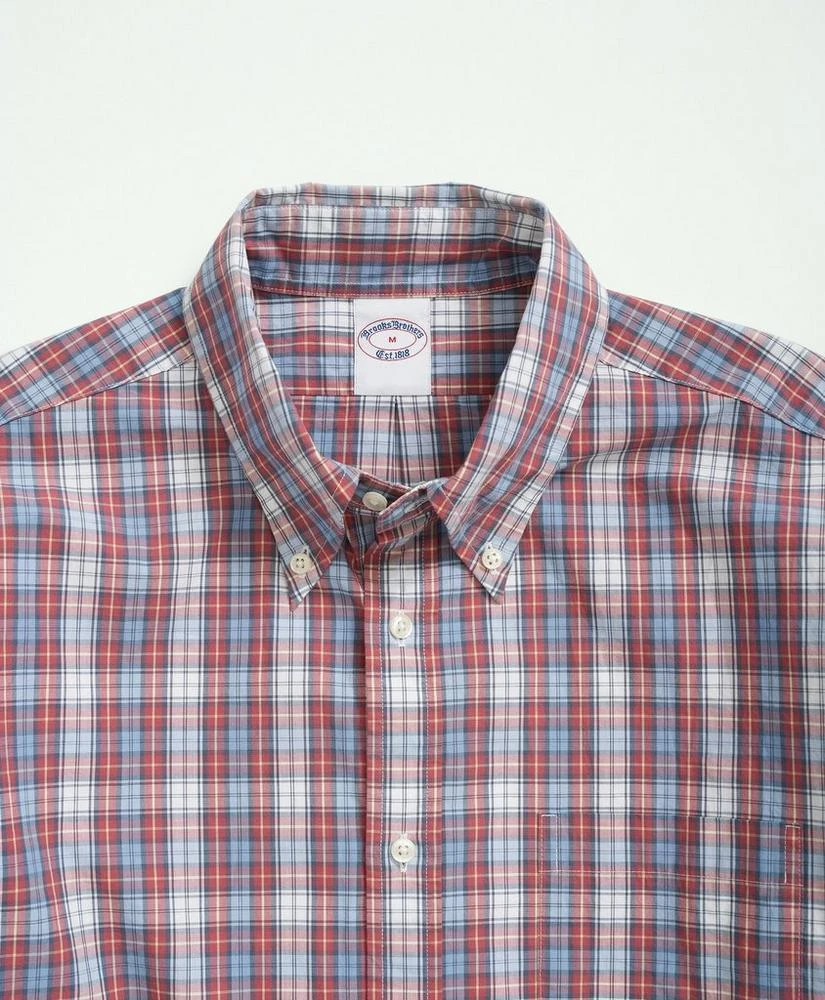 商品Brooks Brothers|Friday Shirt, Poplin Tartan,价格¥410,第2张图片详细描述