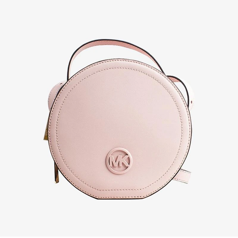 商品[国内直发] Michael Kors|MK女包 MICHAEL KORS 迈克·科尔斯 奢侈品Aidy圆饼包手提包单肩斜挎包樱花粉35S1GUWC2L POWDER BLUSH,价格¥1256,第1张图片