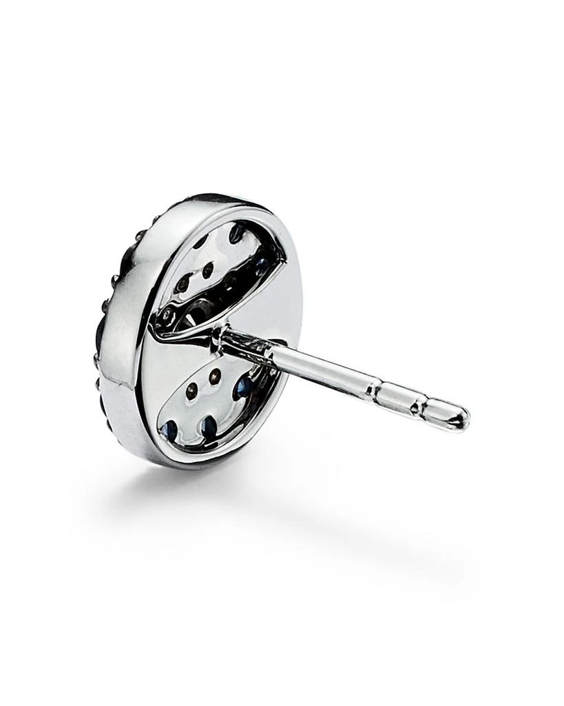 Diamond & Sapphire Evil Eye Earrings in 14K White Gold 商品