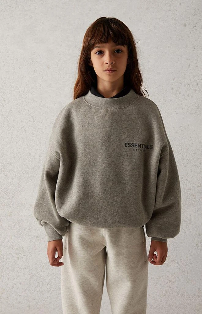 商品Essentials|Heather Oatmeal Crew Neck Sweatshirt,价格¥246,第1张图片