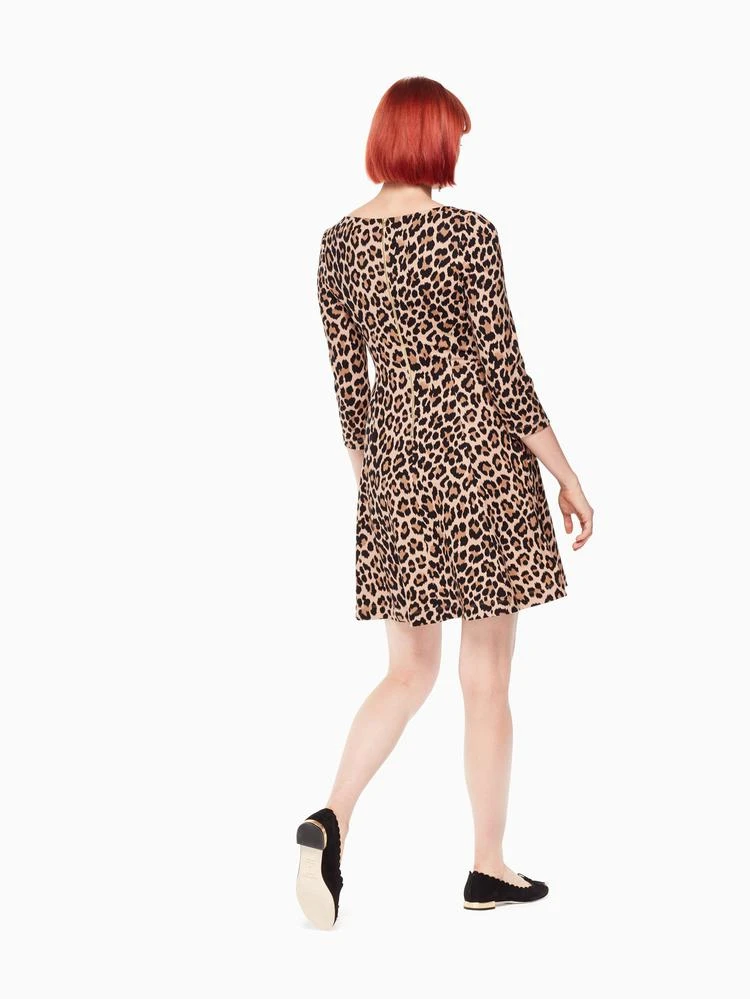 商品Kate Spade|leopard-print ponte dress,价格¥1474,第3张图片详细描述