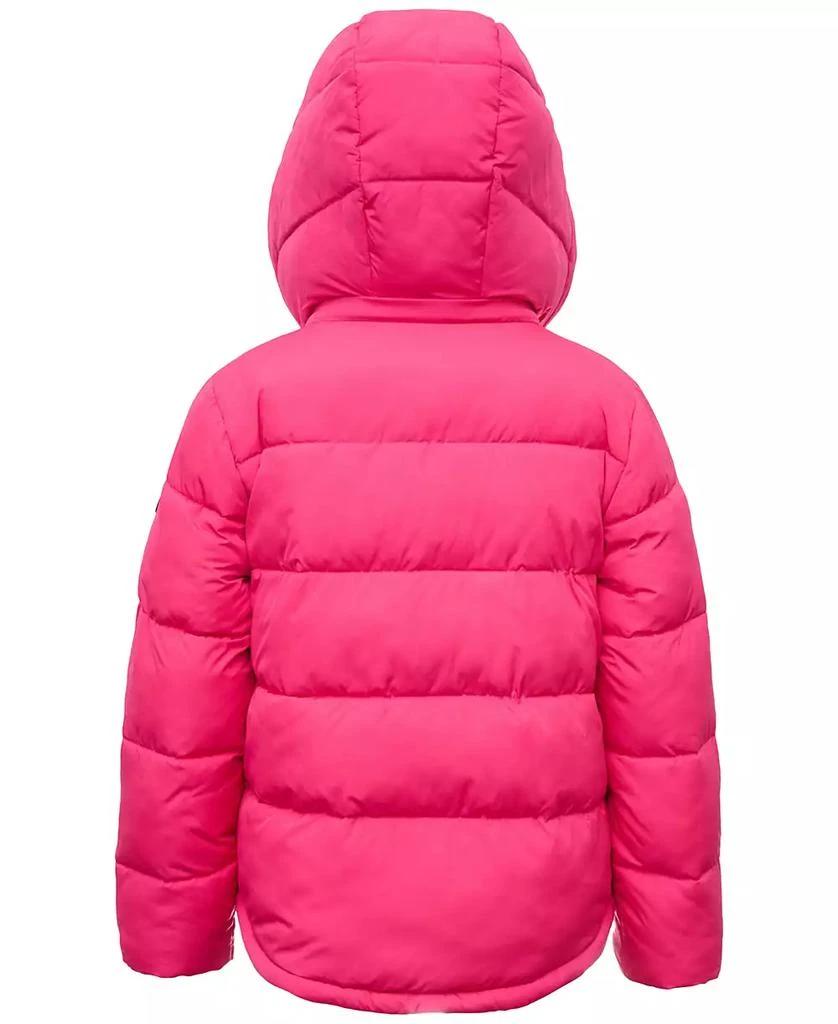 商品Michael Kors|Michael Kors Big Girls Fleece-Lined Full-Zip Hooded Puffer Jacket,价格¥554,第2张图片详细描述