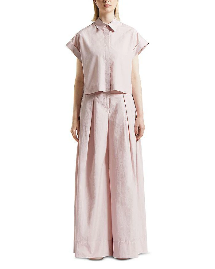 商品Peserico|Short Sleeve Hidden Placket Blouse,价格¥2580,第2张图片详细描述