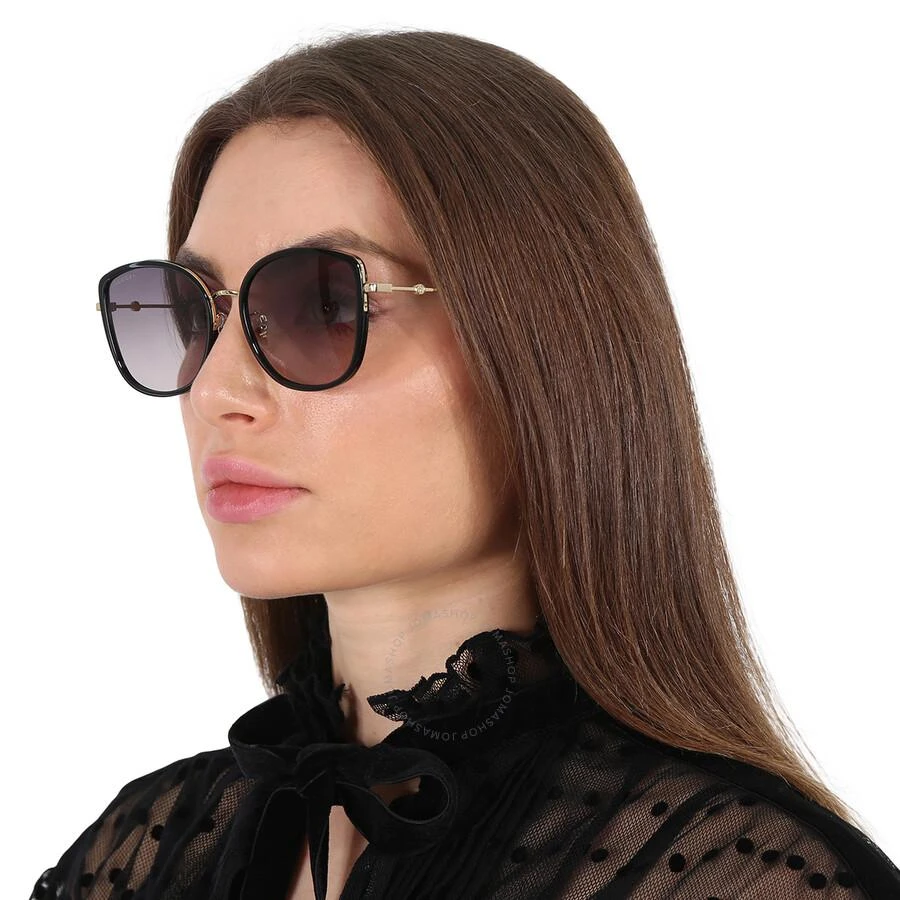 商品Gucci|Grey Gradient Cat Eye Ladies Sunglasses GG0606SK 001 56,价格¥1394,第2张图片详细描述