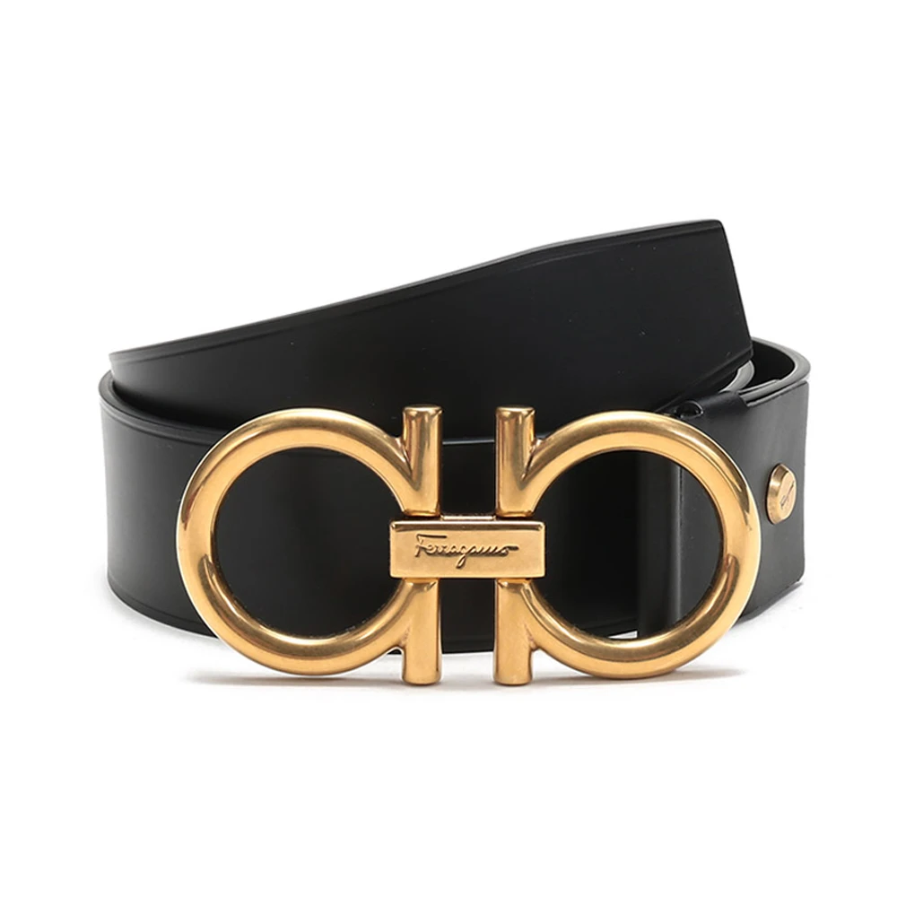 商品[国内直发] Salvatore Ferragamo|SALVATORE FERRAGAMO 黑色男士腰带 67-9991-702825【包装随机，部分无包装盒】,价格¥3329,第1张图片