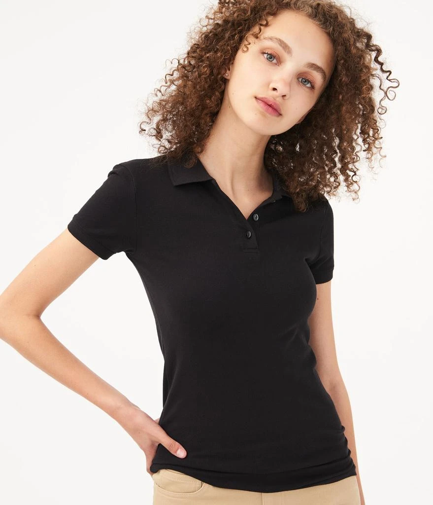 商品Aeropostale|Aeropostale Womens Uniform Pique Polo,价格¥91,第4张图片详细描述