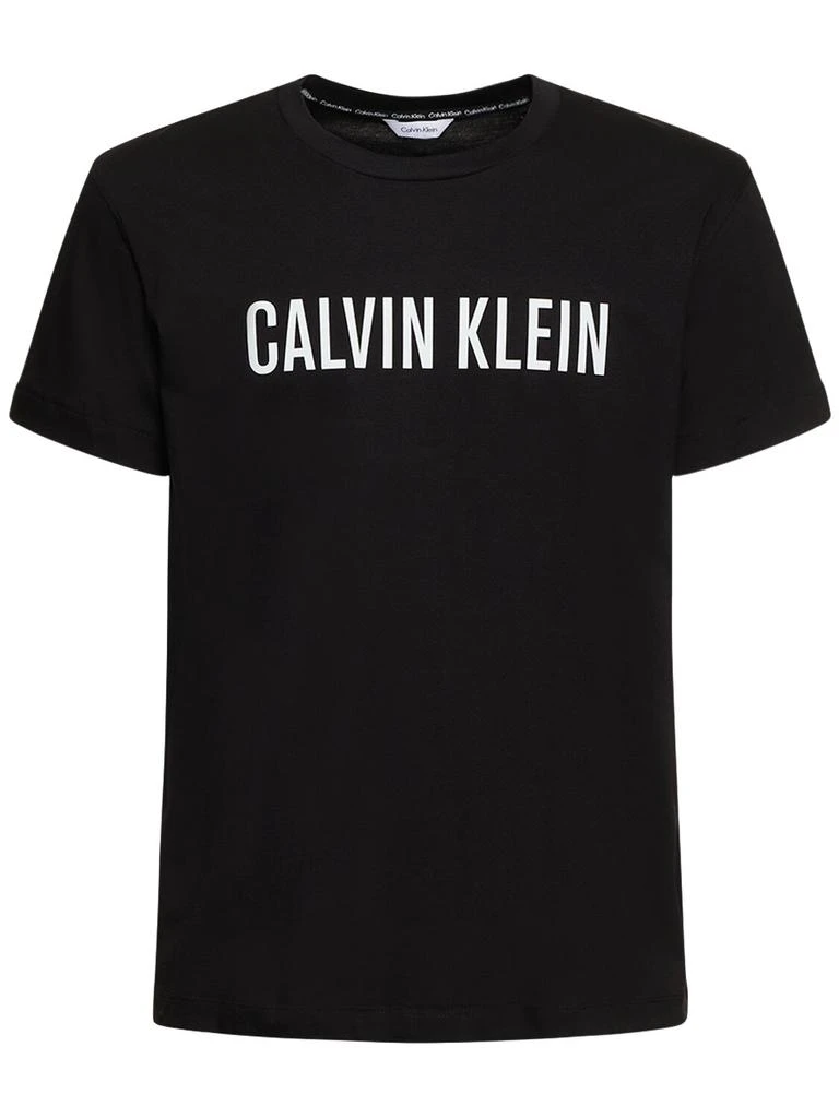 商品Calvin Klein|Logo Print Cotton T-shirt,价格¥403,第1张图片