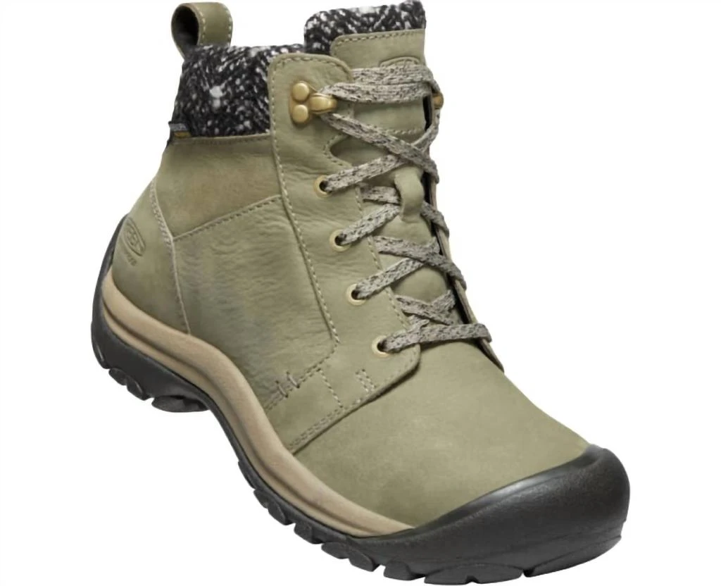 商品Keen|Women’S Kaci Ii Winter Mid Winter Boots In Pale Olive/brindle,价格¥838,第1张图片