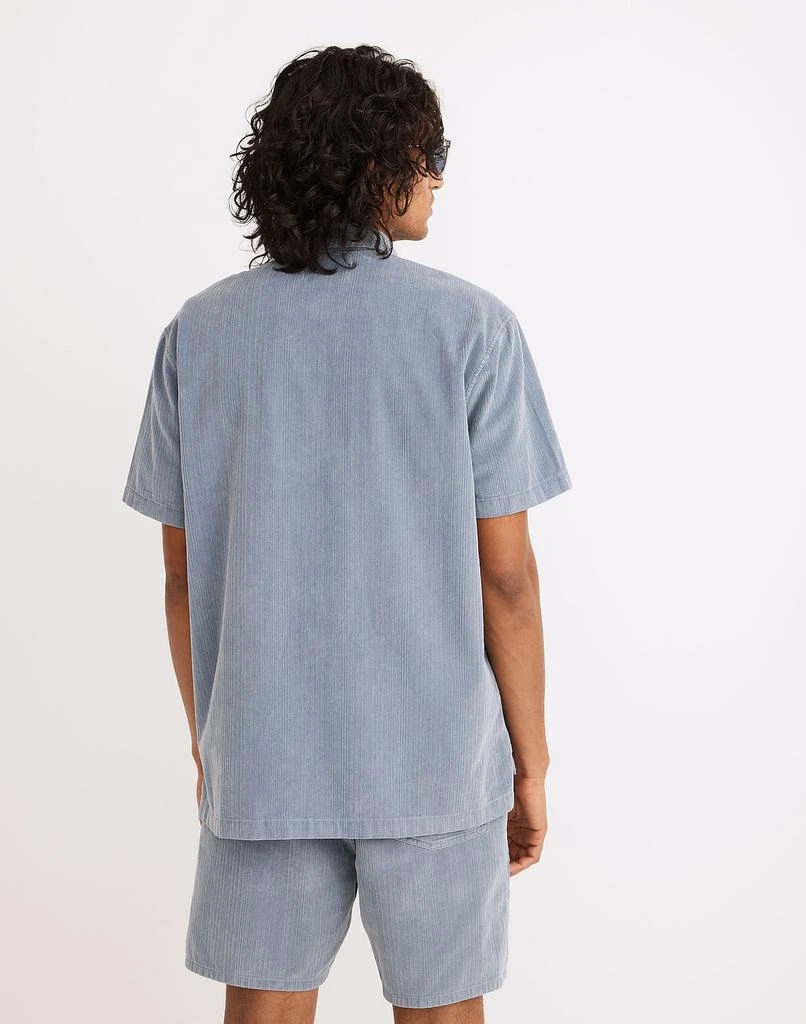 商品Madewell|Variegated Corduroy Easy Short-Sleeve Shirt,价格¥571,第3张图片详细描述