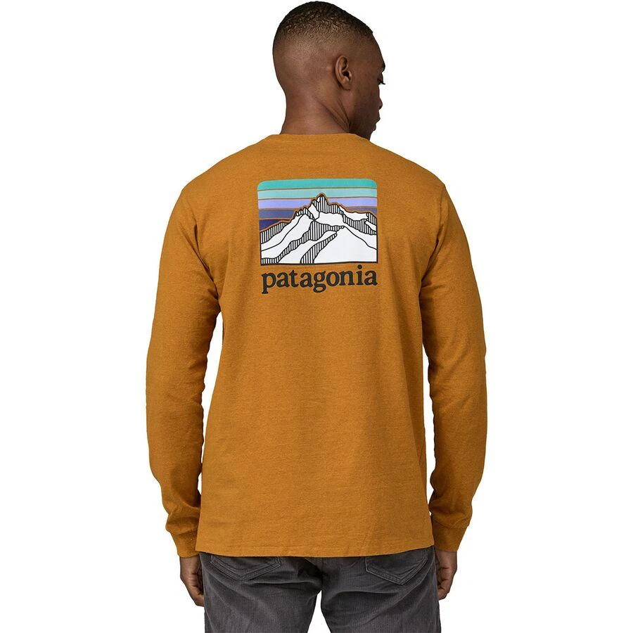 商品Patagonia|Line Logo Ridge Long-Sleeve Responsibili-T-Shirt - Men's,价格¥248,第1张图片