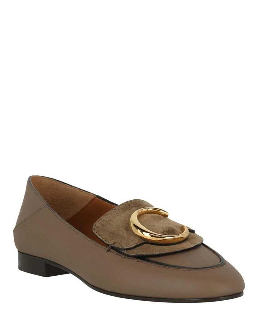 商品Chloé|C-Logo Leather Loafer,价格¥3616,第2张图片详细描述