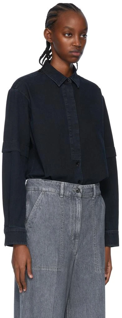 商品Lemaire|Navy Denim Shirt,价格¥991,第2张图片详细描述