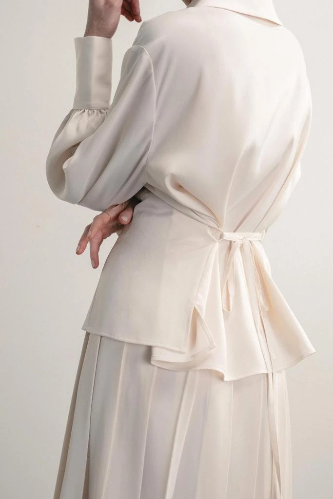 商品Darling|Sensible Button Down Shirt In Pearl,价格¥622,第2张图片详细描述