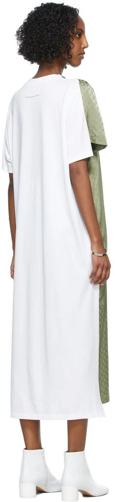 商品MAISON MARGIELA|Green & White Jacquard Flower Shirt Dress,价格¥947,第3张图片详细描述