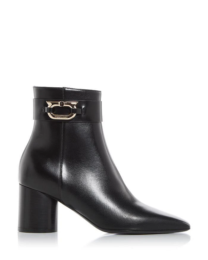 商品Salvatore Ferragamo|Women's Placida Block Heel Booties,价格¥3119,第2张图片详细描述