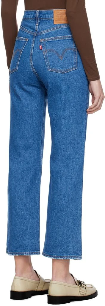 商品Levi's|Blue Ribcage Straight Ankle Jeans,价格¥369,第3��张图片详细描述
