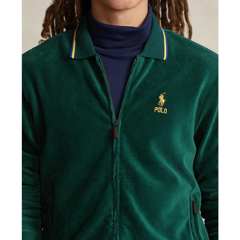 商品Ralph Lauren|Men's Knit Corduroy Track Jacket,价格¥886,第3张图片详细描述