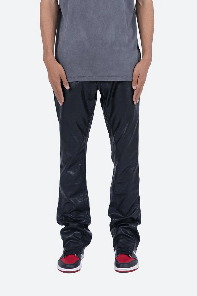 商品MNML|B169 Leather Flare Pants - Black,价格¥347,第1张图片