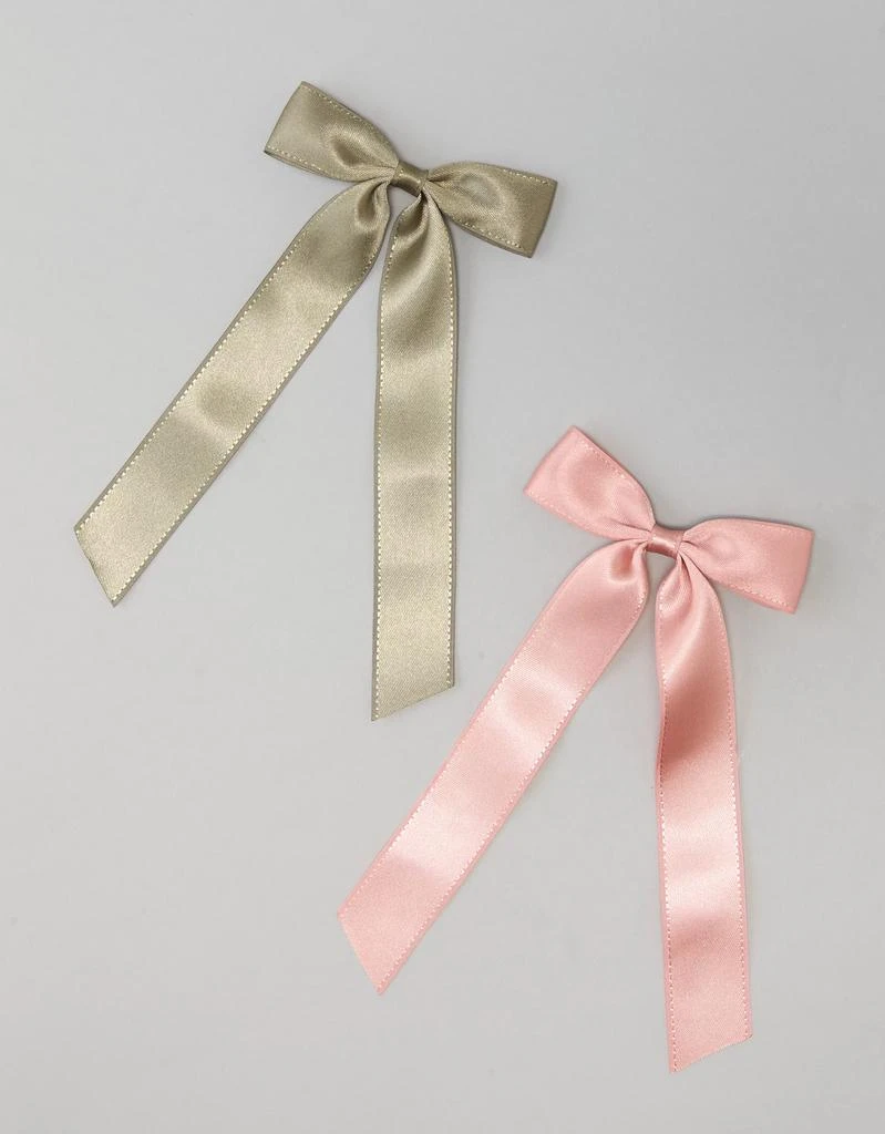 商品AE|AE Green & Pink Bow 2-Pack,价格¥97,第1张图片