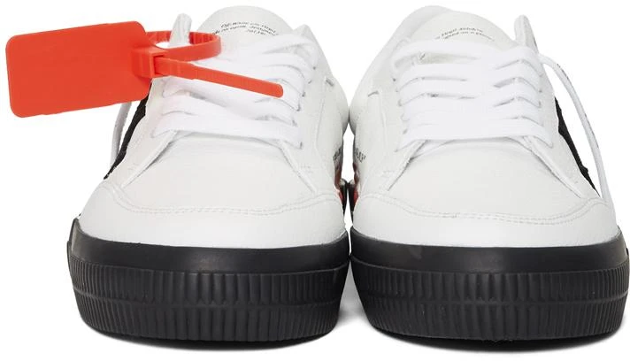 商品Off-White|White & Black Low Vulcanized Sneakers 鞋,价格¥2605,第2张图片详细描述