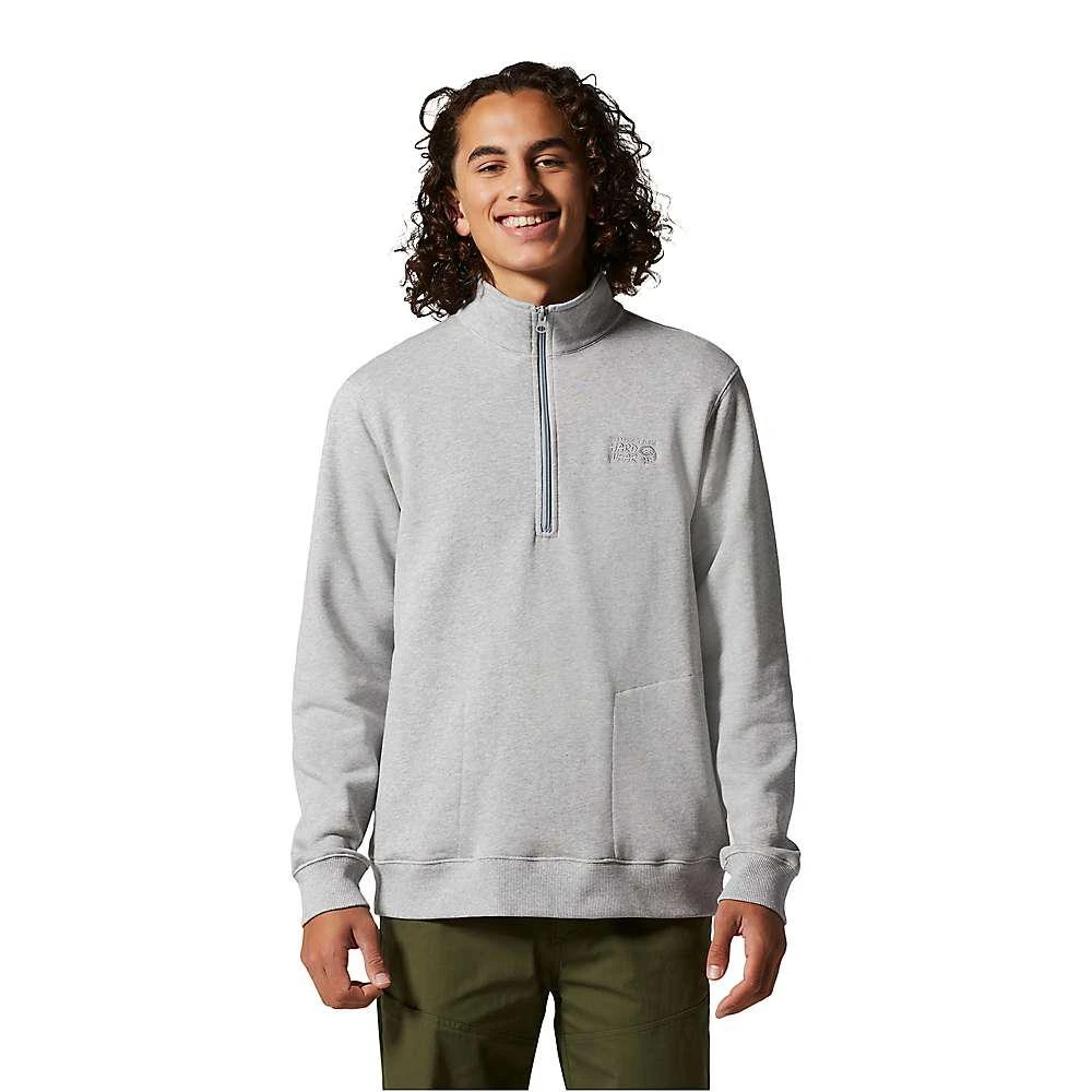 商品Mountain Hardwear|Mountain Hardwear Men's MHW Logo 1/2 Zip Top,价格¥322,第1张图片