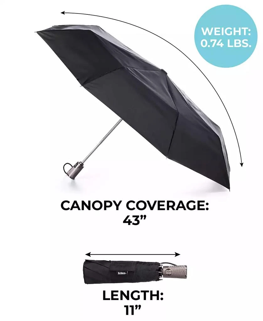 商品Totes|Titan Large Auto Open Close Water Repellent Umbrella,价格¥260,第3张图片详细描述