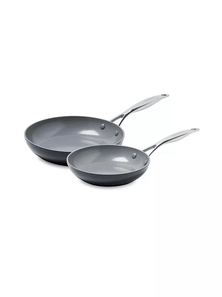 商品Greenpan|Valencia Pro Ceramic Non-Stick 2-Piece Fry Pan Set,价格¥746,第1张图片