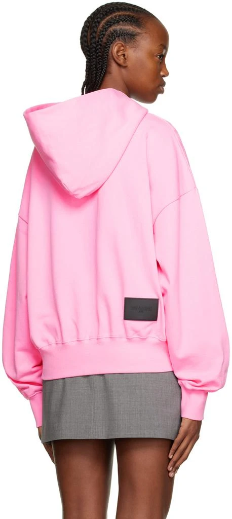 商品We11done|Pink Old School Campus Hoodie,价格¥708,第3张图片详细描述