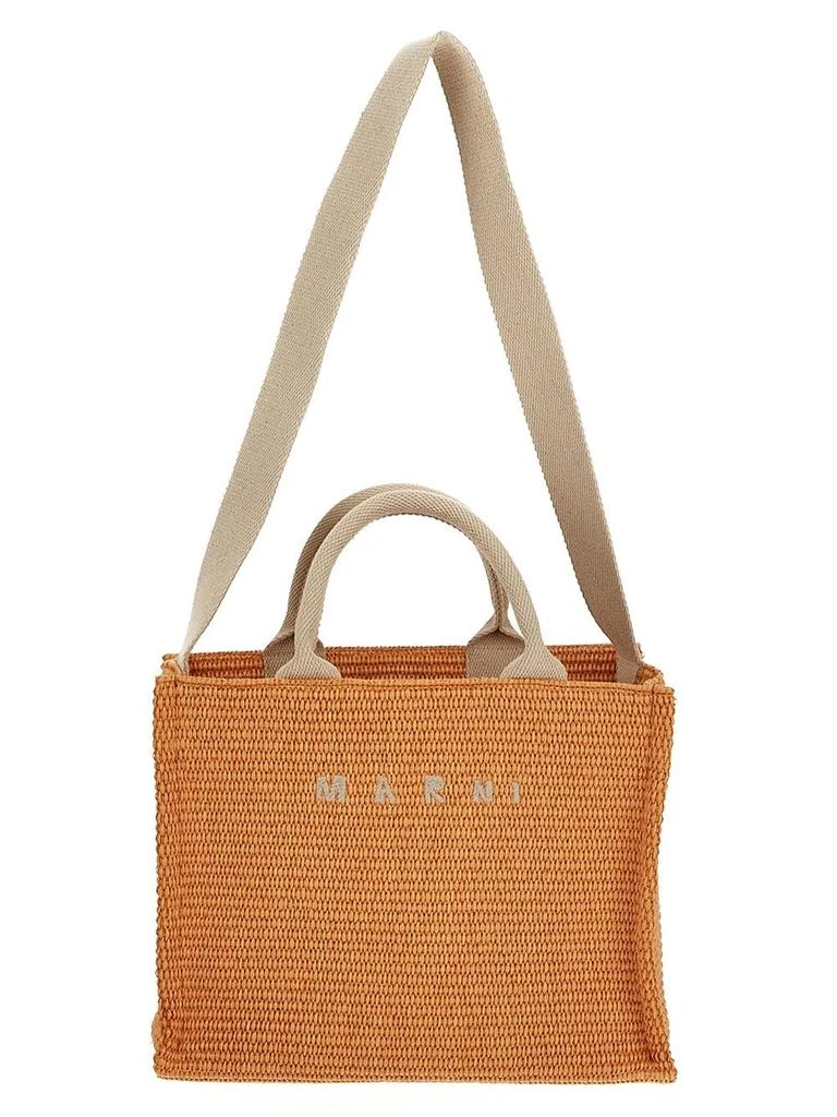 商品Marni|Raffia Effect Small Tote Bag,价格¥3875,第1张图片