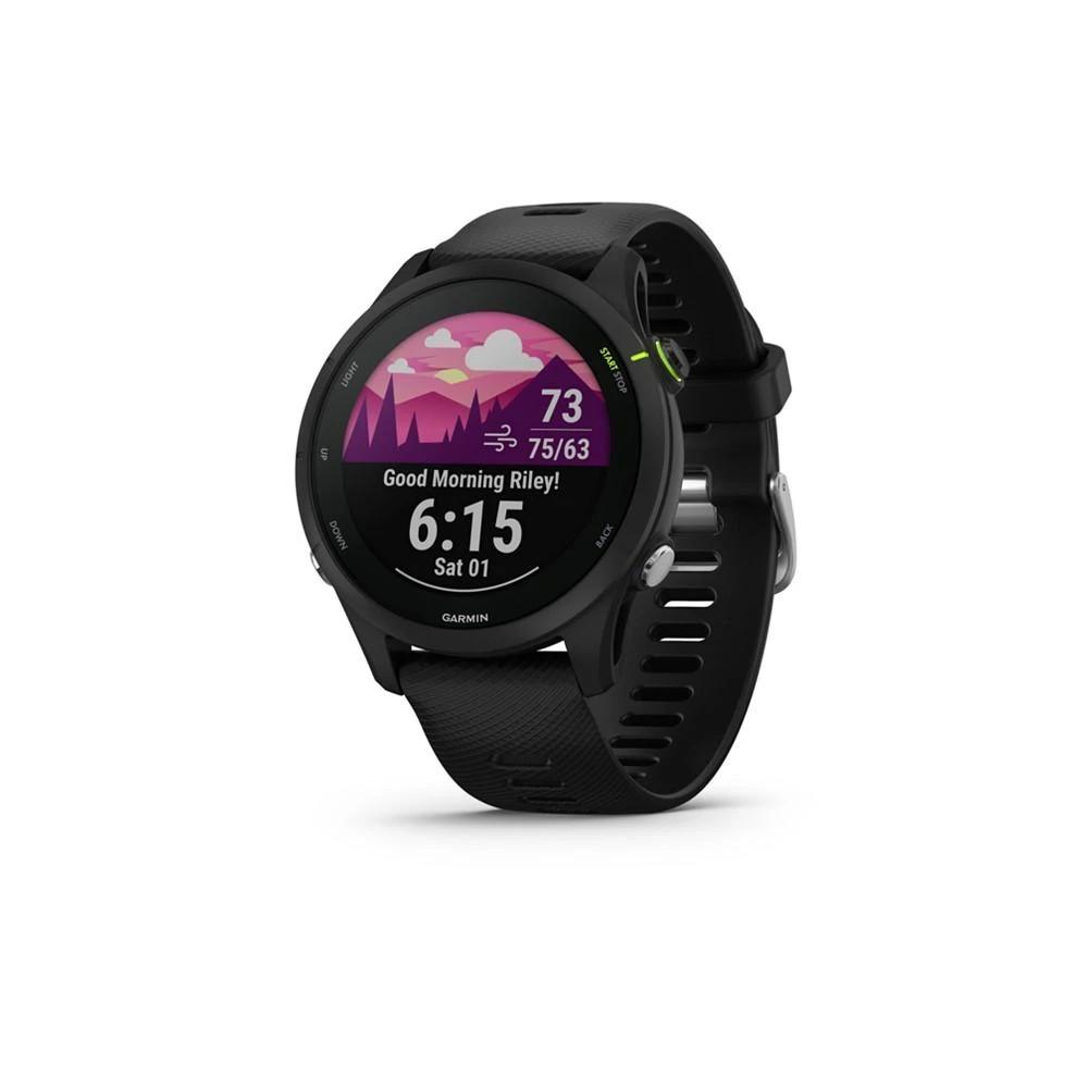 商品Garmin|Unisex Forerunner 255 Music Whitestone Fiber- Reinforced Polymer Band Watch, 35mm,价格¥2993,第2张图片详细描述