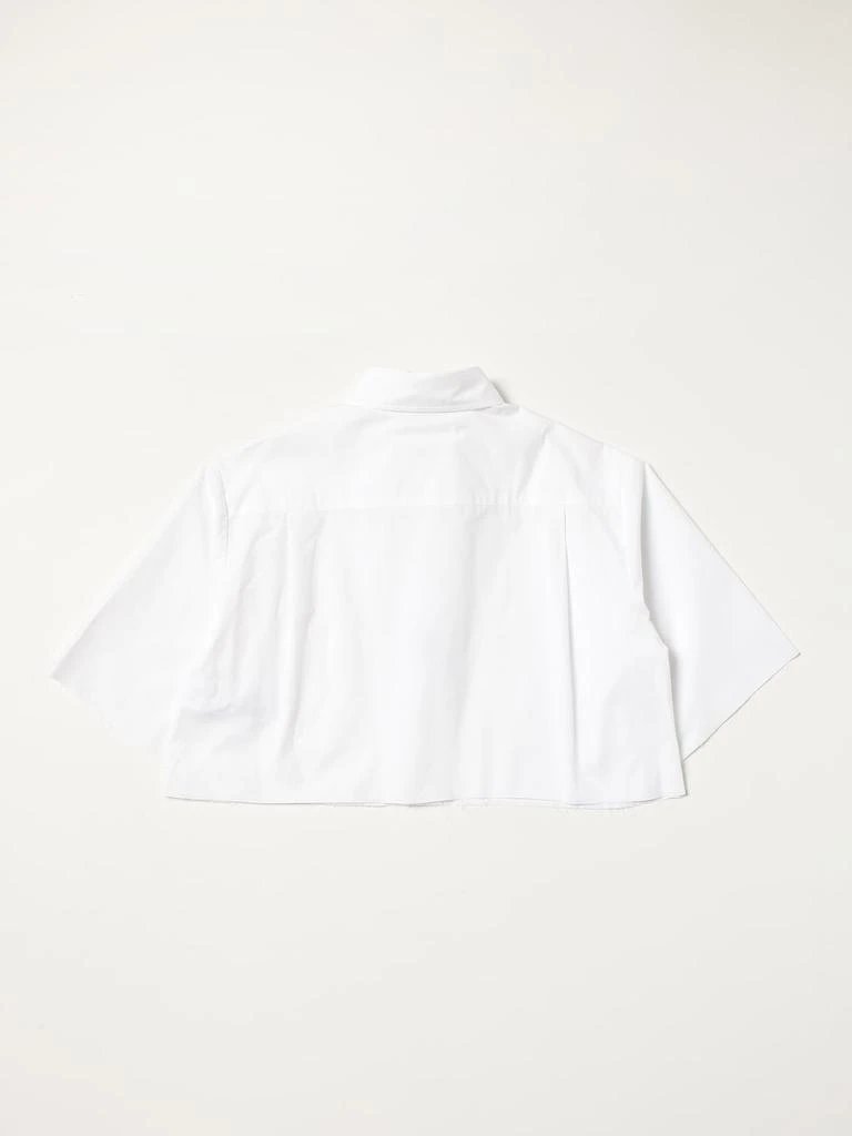 商品MAISON MARGIELA|Mm6 Maison Margiela cropped cotton shirt,价格¥611,第2张图片详细描述
