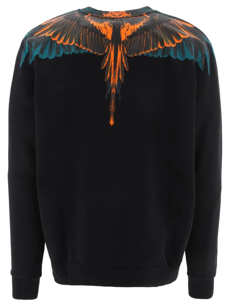 商品Marcelo Burlon|Marcelo Burlon County Of Milan Wings Printed Crewneck Sweatshirt,价格¥2266,第2张图片详细描述