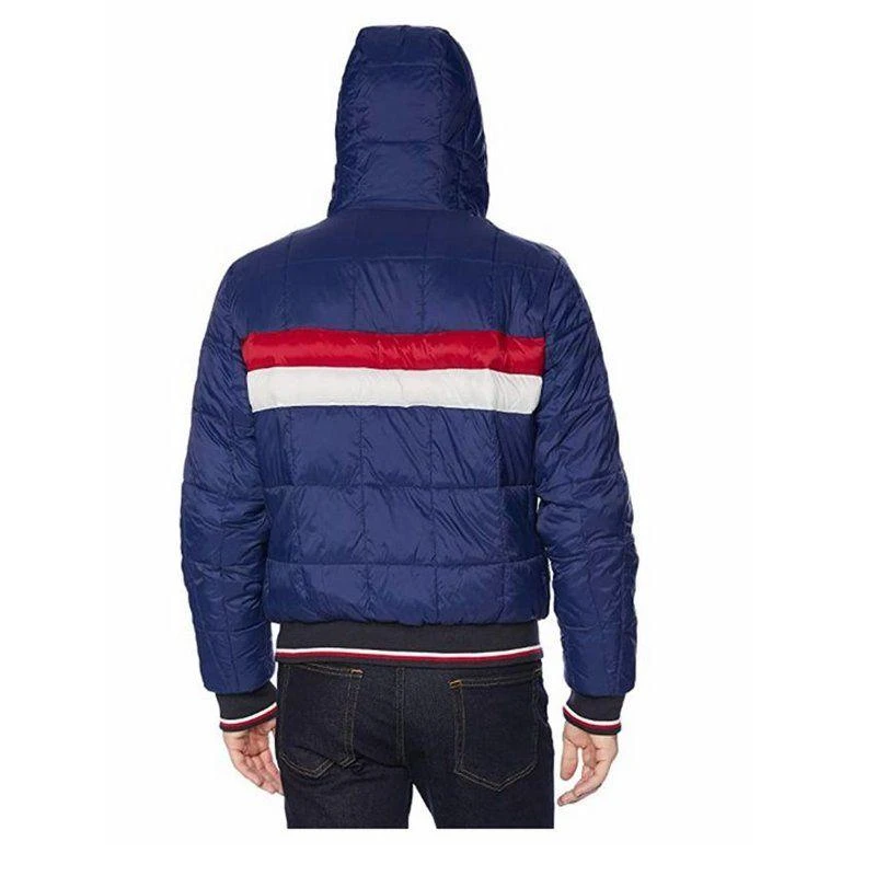 商品Tommy Hilfiger|美国直邮TOMMY HILFIGER秋冬男士条纹棉服休闲百搭,价格¥716,第3张图片详细描述