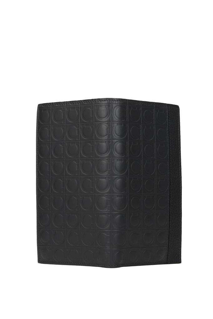 商品Salvatore Ferragamo|Wallets Leather Gray Asphalt,价格¥1191,第5张图片详细描述