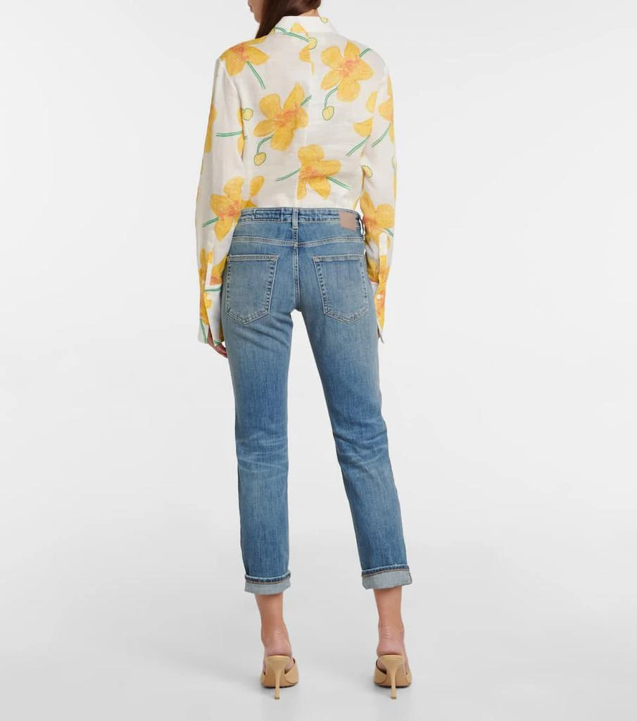 商品AG Jeans|Ex-Boyfriend中腰修身牛仔裤,价格¥1719,第3张图片详细描述