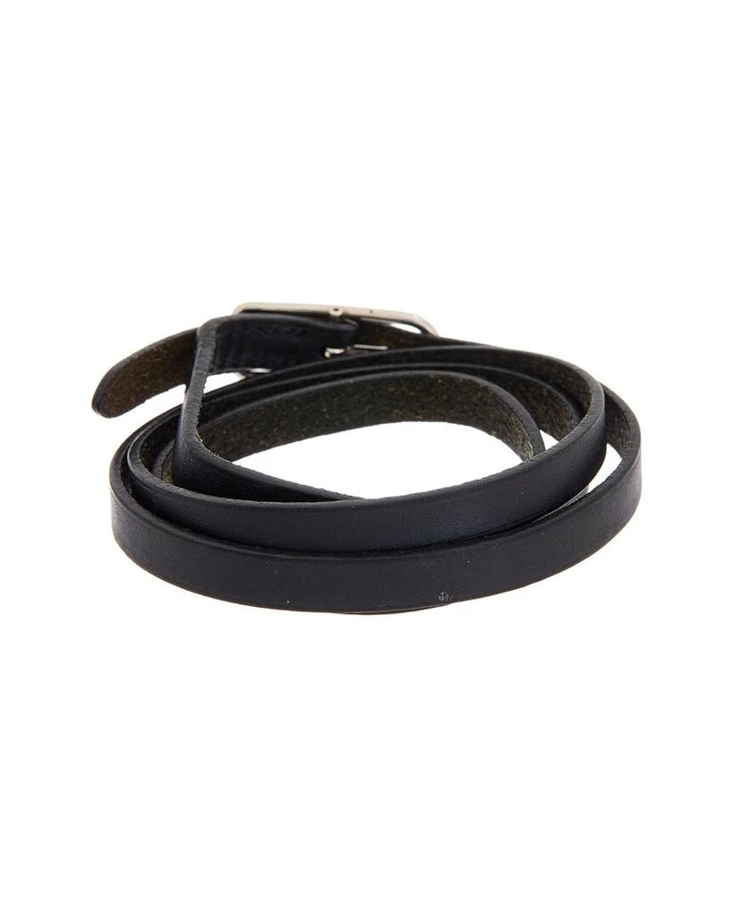 商品[二手商品] Hermes|Hermes Palladium Hapi Triple Tour Bracelet (Authentic Pre-Owned),价格¥2378,第2张图片详细描述