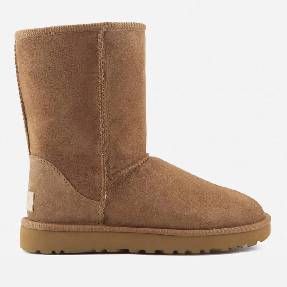 商品UGG|UGG Women's Classic Short II Sheepskin Boots - Chestnut,价格¥1031,第1张图片