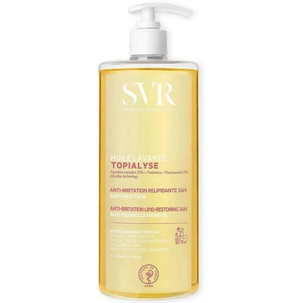 商品SVR|SVR Topialyse Face and Body Emulsifying Micellar Oil Wash 1000ml,价格¥201,第1张图片