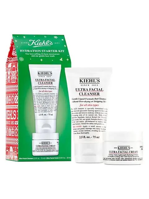 商品Kiehl's|Hydration Starter 2-Piece Cleanser & Cream Set,价格¥165,第2张图片详细描述