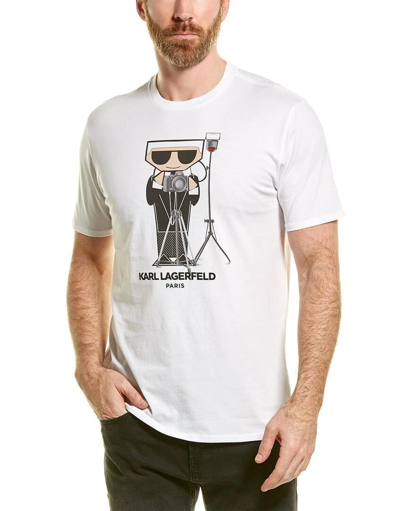商品Karl Lagerfeld Paris|KARL LAGERFELD Graphic T-Shirt,价格¥181,第1张图片