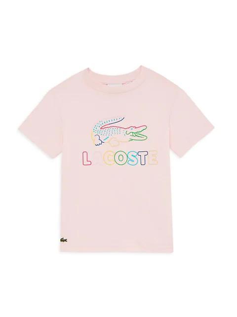 商品Lacoste|Little Girl's & Girl's Logo Cotton T-Shirt,价格¥296,第1张图片