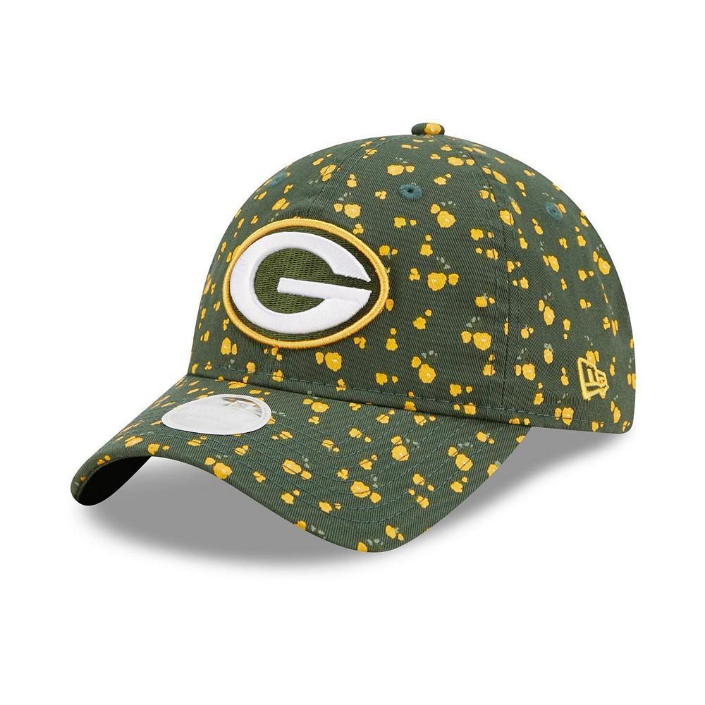 商品New Era|Women's Green Bay Packers Floral 9TWENTY Adjustable Hat,价格¥208,第1张图片