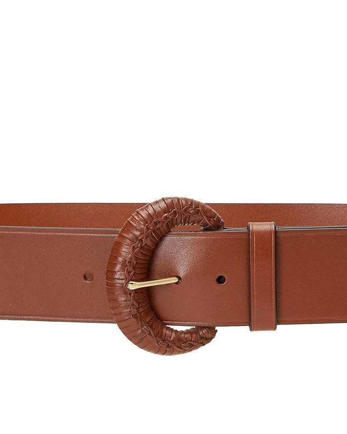 商品Ralph Lauren|Crescent Buckle Leather Wide Belt,价格¥262,第2张图片详细描述