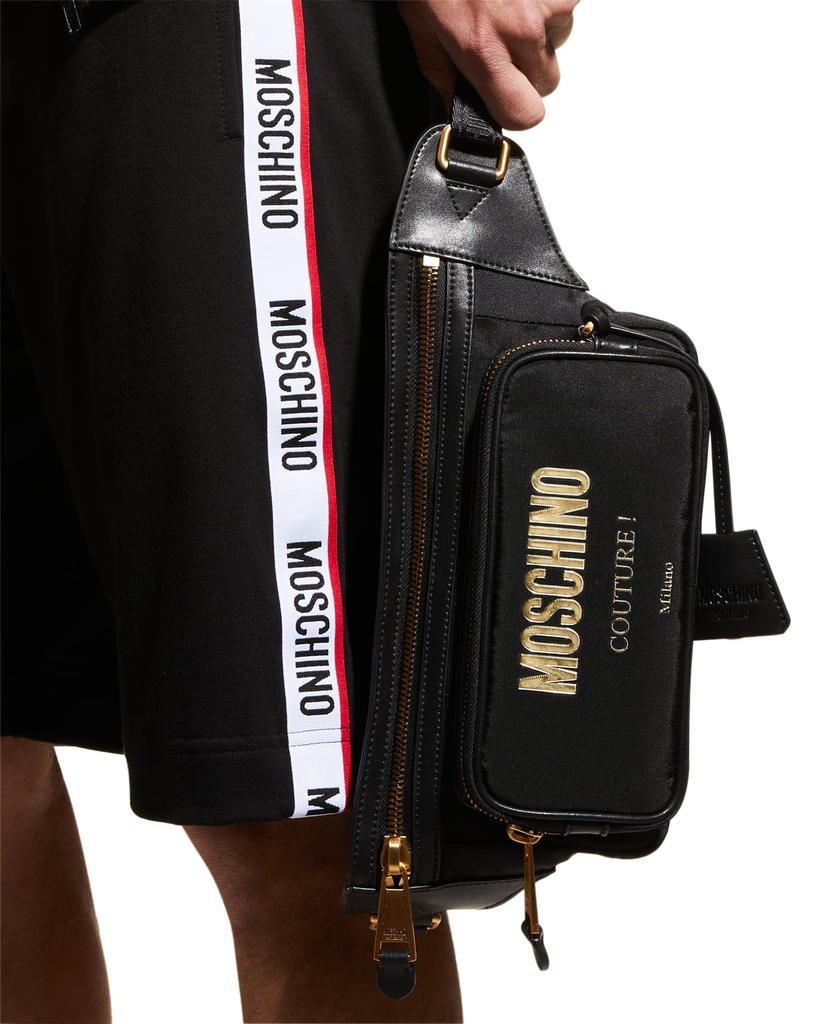 商品Moschino|Men's Logo Belt Bag,价格¥4116,第7张图片详细描述