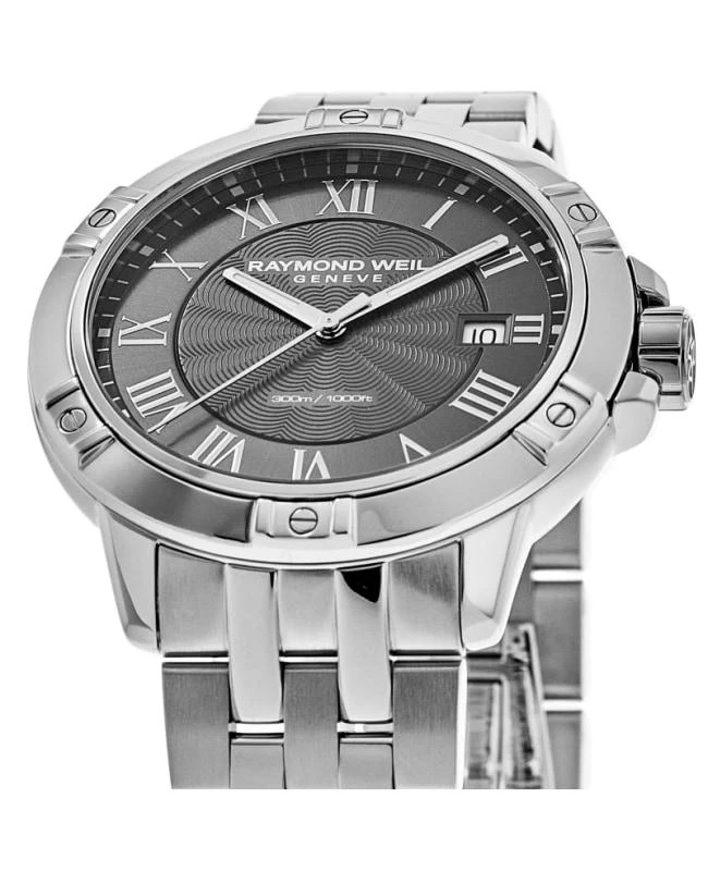 商品Raymond Weil|Raymond Weil Tango Grey Dial Stainless Steel Men's Watch 8160-ST-00608,价格¥7498,第2张图片详细描述