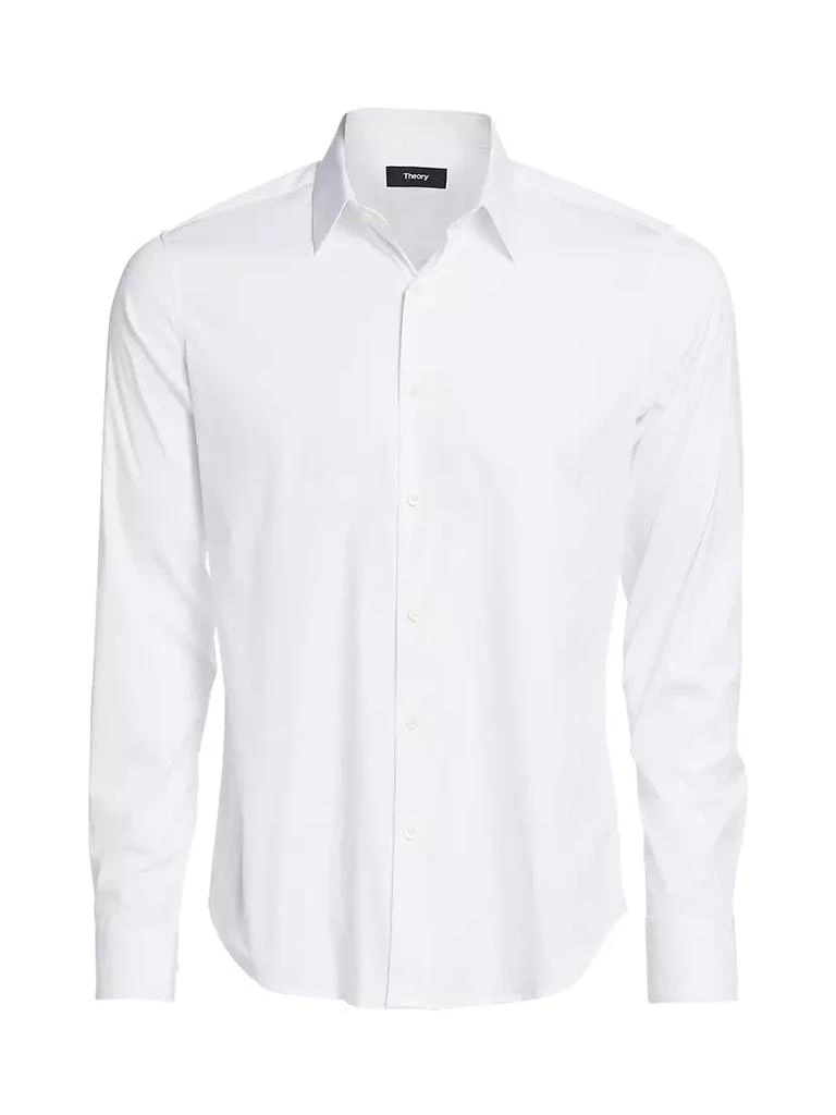 商品Theory|Sylvain Wealth Poplin Long-Sleeve Shirt,价格¥1462,第1张图片