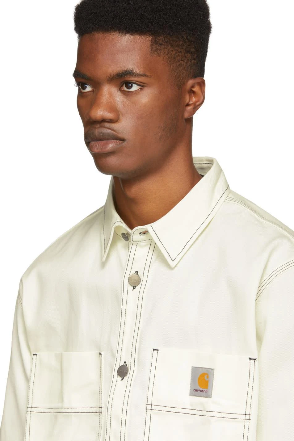 商品Carhartt WIP|White Chalk Shirt,价格¥857,第4张图片详细描述