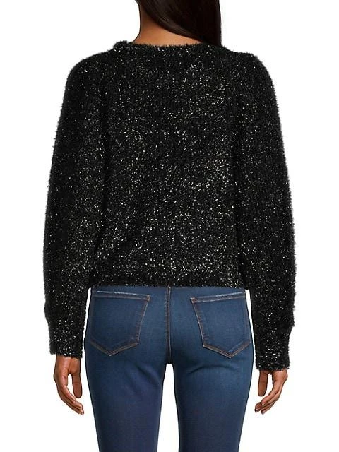 商品Tahari|Metallic Tinsel Sweater,价格¥496,第5张图片详细描述