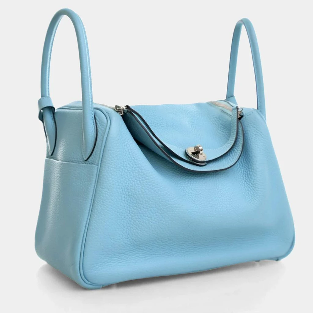 商品[二手商品] Hermes|Hermes Lindy 30 Blue Clemence Leather Shoulder Bag,价格¥33094,第2张图片详细描述